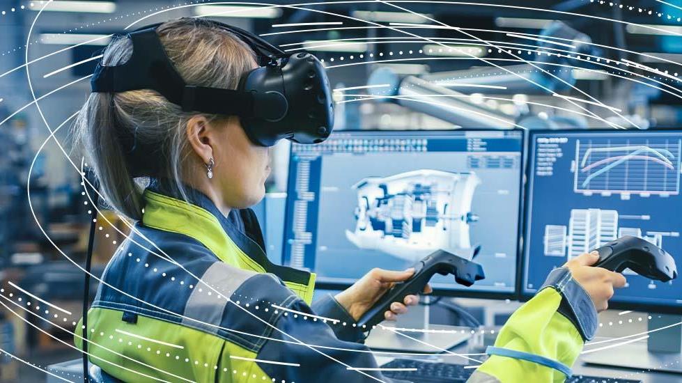 Herstellung physischer Güter in einer virtuellen und erweiterten Realität